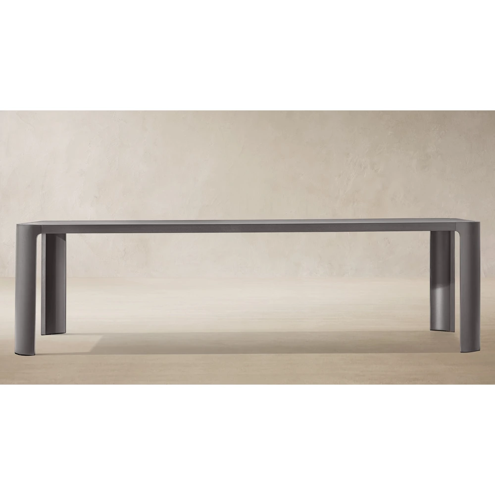 Sedona Aluminum Rectangular Dining Table (4)