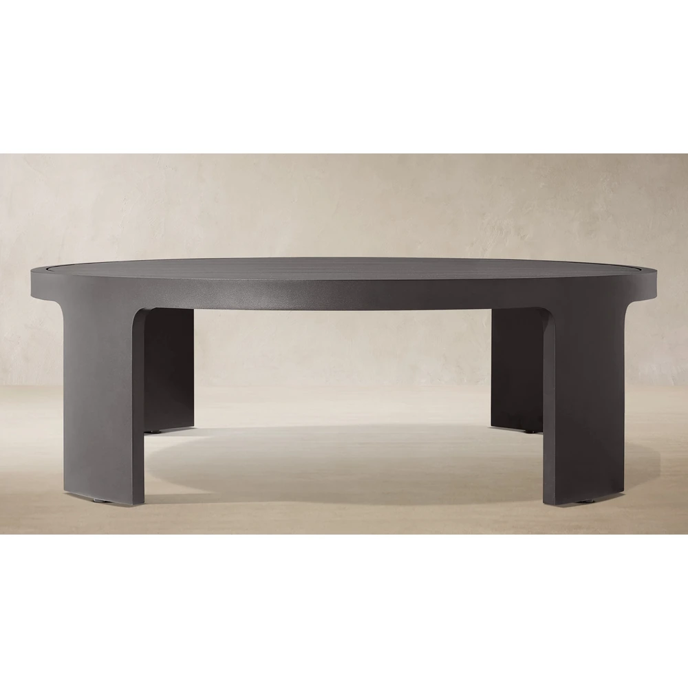 Sedona Aluminum Round Coffee Table (1)