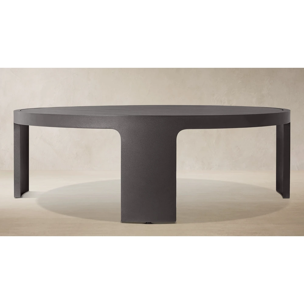 Sedona Aluminum Round Coffee Table (2)