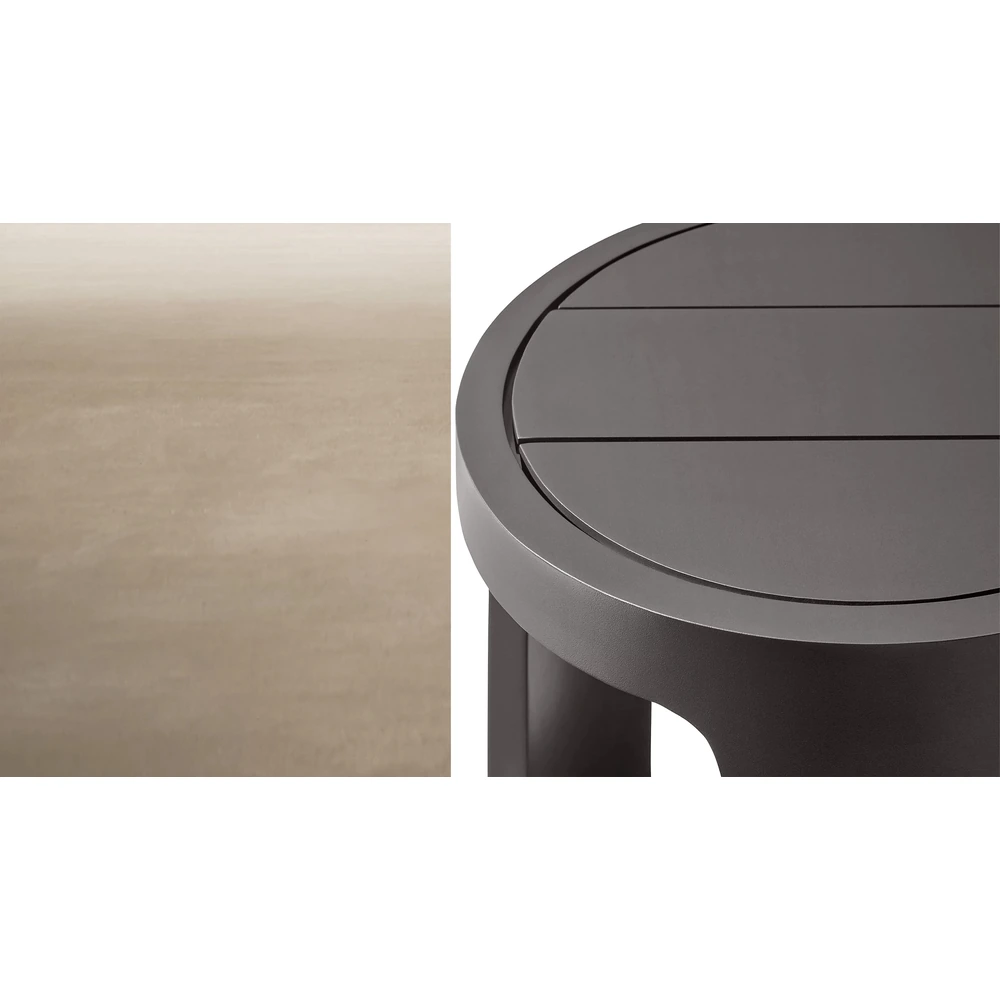 Sedona Aluminum Round Side Table (3)